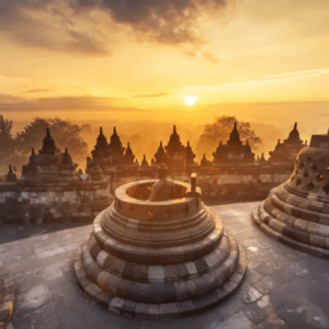 Borobudur yogyakarta candi prambanan merapi pemandangan things kembalikan kegigihan batik kukuh ipda kejayaan indigo klook hanya unik places menikmati juga